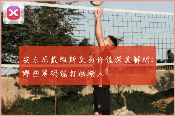 安东尼戴维斯交易价值深度解析：哪些筹码能打动湖人？